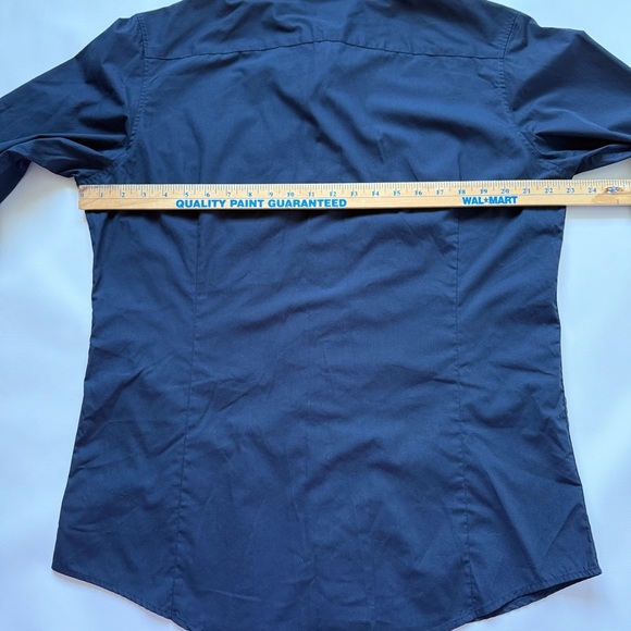 Bud Light NFL Button Down Men's long sleeve Large Antigua Navy Blue work Shirt - Picture 9 of 10